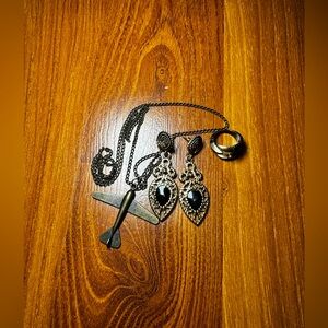 Vintage Necklace, Earrings, and Ring Bundle